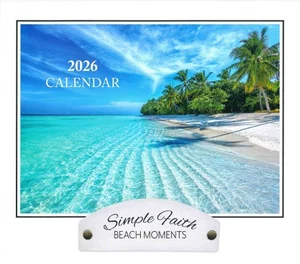 2026 Simple Faith Beach Moments Calendar