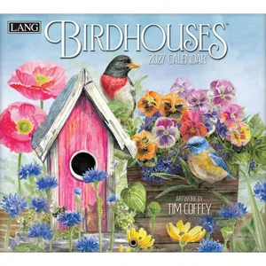 2027 Calendar Birdhouses