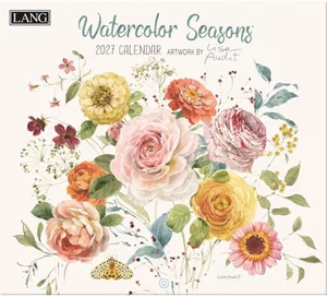 2027 Calendar Watercolor Seasons