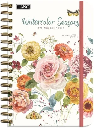 2027 Spiral Planner - Watercolor Seasons