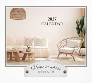 2027 Simple Faith Home Is Where the Heart Is Calendar