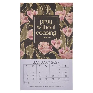 2027 Mini Magnetic Calendar Pray Without Ceasing 1 Thes. 5:16