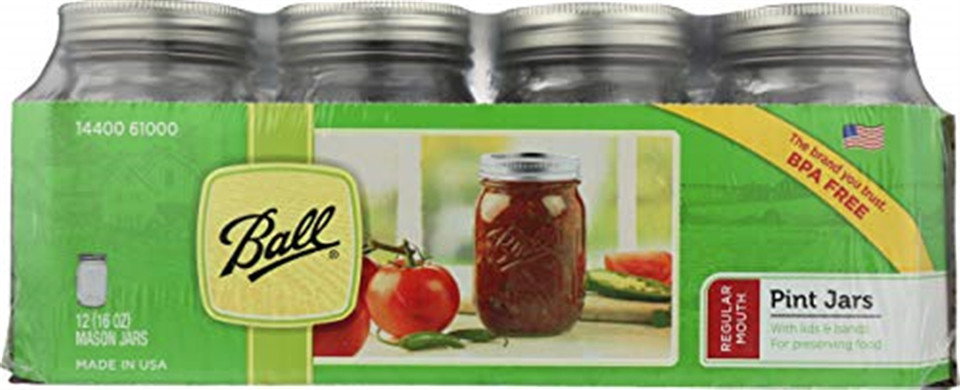 Image of Mason Jars Regular 1 Pint Case of 12