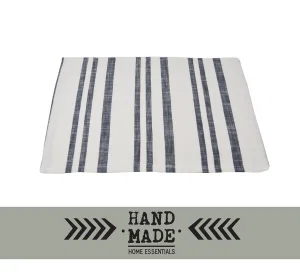 Set of 2 Placemats Grey Stripes