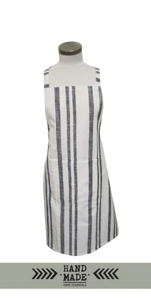 Apron Grey Stripes