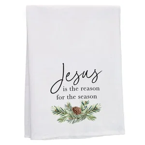 Jesus Reason Season Tea Towel
