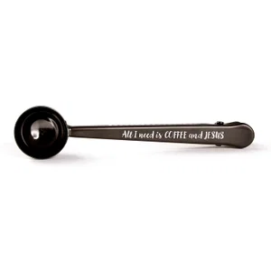 Coffee Scoop, All I Need is Coffee and Jesus, Black