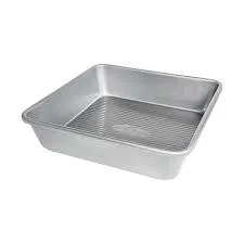 Cake Pan Square 8 x 8 x 2 1/4 USA Pan Seamless