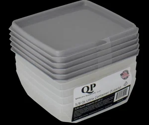 Ultra Square Freezer Container 5/8 Qt (5pack)