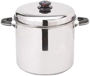 Stock Pot 24 qt  5 ply Maxam