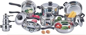 Lindy Cookware Set 7 ply 17 pc (Waterless)
