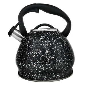 Stainless Steel Whistling Tea Kettle 3.3L, Black