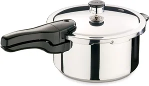 Stainless Steel Pressure Cooker - 4-quart