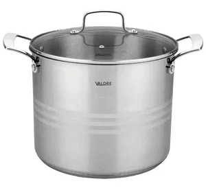 Valore Stock Pot 12 qt 5 ply