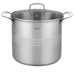 Valore Stock Pot 16 qt 5 ply