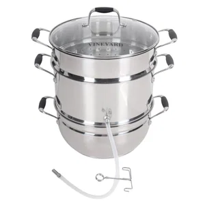 Juicer Steamer Deluxe Stainless Steel Kitchen Crop