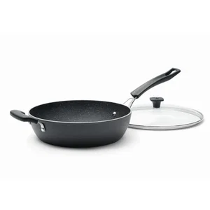 The Rock Forged Aluminium Deep Frypan 28cm