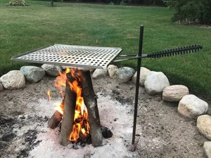 Camp Fire Grill & Stake Large