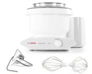 Bosch Universal Plus White Regular Bundle with Dough Hook Extender