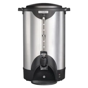 Coffee Urn 100 Cup Stainless Steel Hamilton Beach Commercial