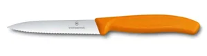 Paring Knife Classic 4" Serrated Orange