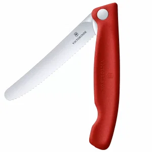 Swiss Classic Tomato Picnic Knife Red 11 cm