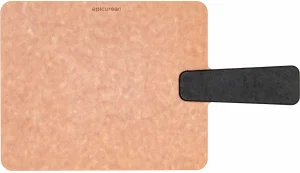 Cutting Board Natural with Slate Handle  9" X 7.5"