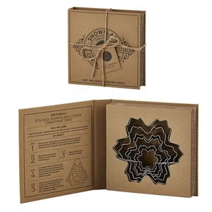 Snowflake Cookie Cutter Set Book Box