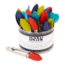 Tong Silicone Mini 7" (Assorted Colours)