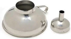 Canning Funnel SS with Spout and Strainer