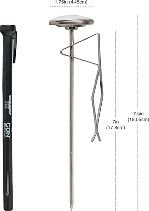 Thermometer Clip On Instant Read Beverage & Frothing