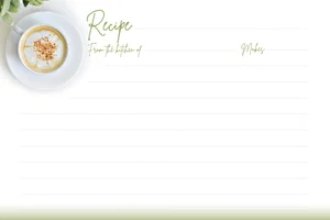 Delicious and Savoury Recipe Cards 4x6" 36pk