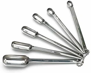 Measuring Spoon, Stainless Steel Set of 6