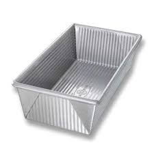 USA Pans 8.5 x 4.5-Inch Aluminized Steel Loaf Pan with Americoat Loaf Pan