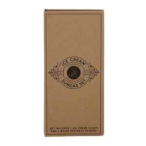 Ice Cream Sundae Set - Cardboard Book
