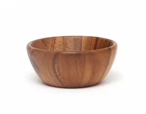 Acacia Round Flair Salad Bowl, Small 6"