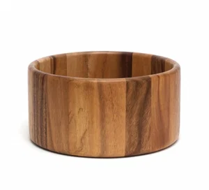 Acacia Straight-Side Salad Bowl, Large 10"