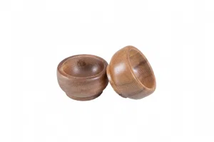 Acacia Pinch Bowls, Set Of 2