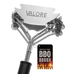 Valore 16" Bristle Free BBQ Grill Brush and Scraper