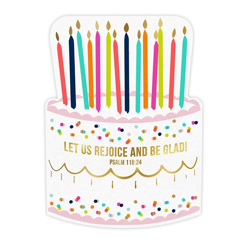 Image of Beverage Napkins – Birthday Cake – 20pk