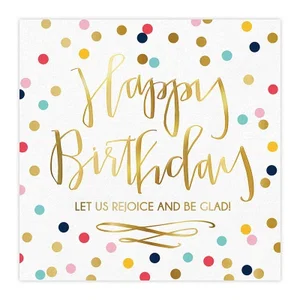Beverage Napkins - Happy Birthday - 20pk