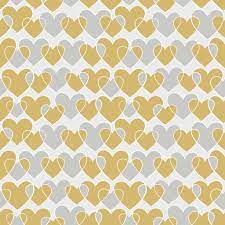 Napkins Gold and Silver Hearts