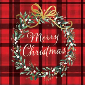 Napkin Luncheon - Christmas Plaid