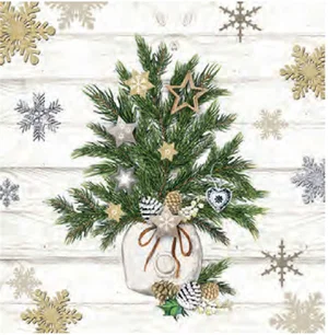 Napkin Luncheon - Decorated Branches
