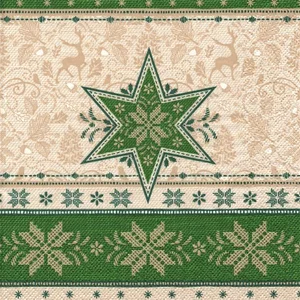 Napkin Cocktail - Hivernale Green