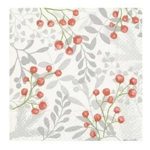 Napkins Luncheon Red Berries