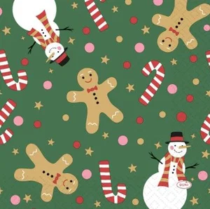 Luncheon Napkins - Candyman Green
