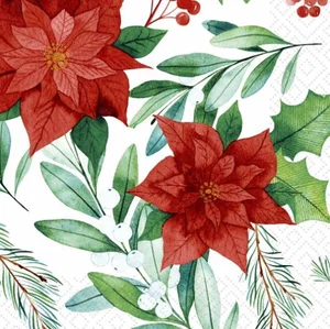 Napkins Luncheon Winter Nature
