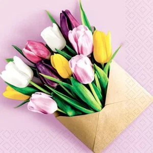 Garden Greetings Luncheon Napkin