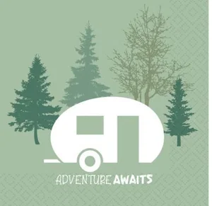 Adventure Camp - Luncheon Napkin